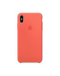 Etui do iPhone Xs Max Apple Silicone - nektarynka - zdjęcie 1