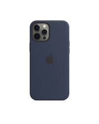 Etui do iPhone 12 Pro Max Apple Silicone Case z MagSafe - granatowe - zdjęcie 1