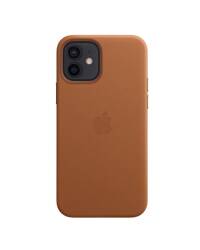 Etui do iPhone 12/12 Pro Apple Leather Case z MagSafe - brązowe - zdjęcie 3