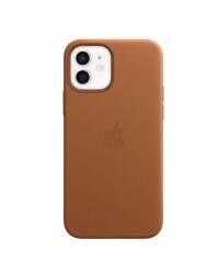 Etui do iPhone 12/12 Pro Apple Leather Case z MagSafe - brązowe - zdjęcie 1