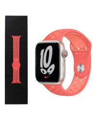 Apple Pasek silikonowy Nike 44/45 mm w kolorze czerwonym - zdjęcie 1
