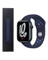 Pasek do Apple Watch 45mm silikonowy Nike+ - granatowy - zdjęcie 1