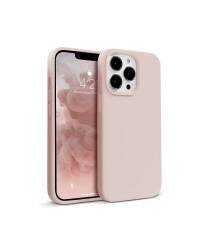 Etui do iPhone 13 Pro Crong Cover - Piaskowy Róż - zdjęcie 1