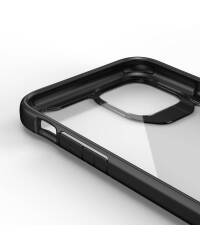 Etui do iPhone 11 Pro Max Crong Hybrid Clear Cover - czarny - zdjęcie 3