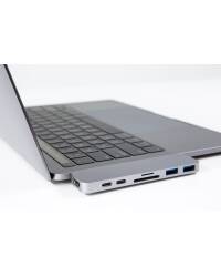 HyperDrive Thunderbolt do MacBook Pro 3 USB-C Hub  - szary  - zdjęcie 2