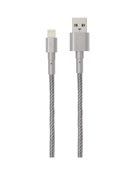 Przewód do iPad/iPhone PQI i-Cable Ultimate Toughness Lightning/USB - szary  - zdjęcie 1