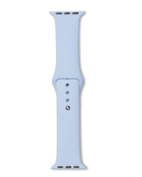 Pasek Apple Watch 44/45mm eStuff Silicone - błękitny - zdjęcie 1