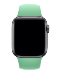 Pasek do Apple Watch 38/40/41mm silikonowy - miętowy - zdjęcie 2