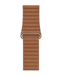 Pasek do Apple Watch 45mm Skórzany Rozmiar M - brązowy - zdjęcie 1