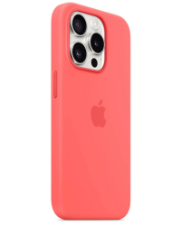 Etui do iPhone 15 Pro Apple Silicone MagSafe - Guava  - zdjęcie 2