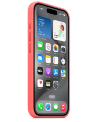Etui do iPhone 15 Pro Apple Silicone MagSafe - Guava  - zdjęcie 3