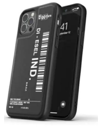 Etui do iPhone 12/12 Pro Diesel Moulded Case Barcode - czarne  - zdjęcie 1