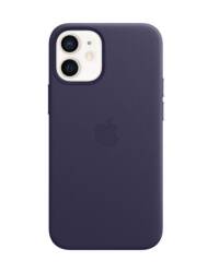 Etui do iPhone 12 mini Leather Case z MagSafe - deep violet - zdjęcie 1