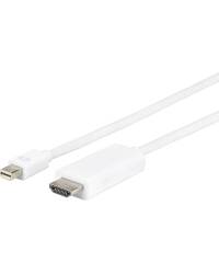 Kabel Mini DisplayPort/HDMI eSTUFF 2m - biały  - zdjęcie 2