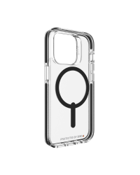 Etui do iPhone 14 Pro gear4 Santa Cruz Snap MagSafe - przeźroczyste/czarne - zdjęcie 3