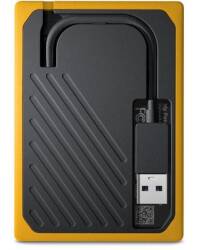 Dysk zewnętrzny - WD My Passport Go SSD 500GB USB Żółty - zdjęcie 2