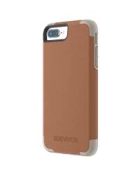 Etui do iPhone 7/8 PLUS Griffin Survivor Prime Leather - brązowe - zdjęcie 1