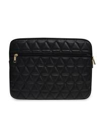 Torba do MacBook 13 GUESS Sleeve - Czarny/black Quilted - zdjęcie 3