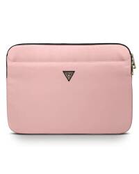 Torba do MacBook 13 GUESS Sleeve - Różowa - zdjęcie 1