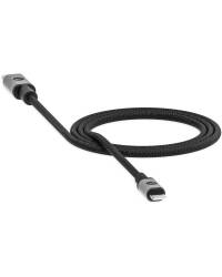 Kabel Mophie Lightning to USB-C w oplocie 1m - Czarny - zdjęcie 1