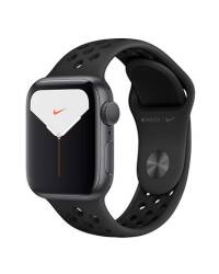 Apple Watch S5 Nike+ 44mm Gwiezdna Szarość z paskiem sportowym Nike w kolorze kolorze antracytu/czarnym - zdjęcie 1