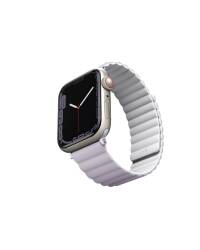 Pasek do Apple Watch 38/40/41 mm UNIQ Revix Reversible - lilac/biały - zdjęcie 1
