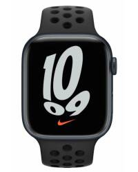 Apple Watch S7 45mm Nike GPS w kolorze północy - pasek sportowym Nike w kolorze antracytu czarnym - zdjęcie 4