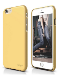 Etui do iPhone 6/6S Elago Slim Fit 2 - zółte - zdjęcie 1