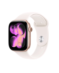 RZESZÓW Apple Watch S11 46mm aluminium w kolorze różowe złoto z paskiem sportowym w kolorze łagodny róż S/M MEV64MP/A - zdjęcie 1