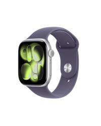 RZESZÓW Apple Watch S11 46mm aluminium w kolorze srebrnym z paskiem sportowym w kolorze mleczny fiolet S/M MEV94MP/A - zdjęcie 1