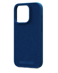 RZESZÓW Etui do iPhone 15 Pro Njord Suede MagSafe - niebieskie 8720574622218 - zdjęcie 1