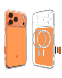 ACS10477 Etui do iPhone 17 Pro Spigen Ultra Hybrid T MagSafe - przeźroczysty/pomarańczowy RZESZÓW - zdjęcie 2
