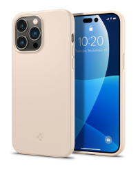 RZESZÓW Etui do iPhone 14 Pro Spigen Thin Fit - piaskowy róż ACS04785 - zdjęcie 1