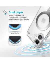 Etui do iPhone 16 Warszawa Speck Presidio ClickLock MagSafe clear - przezroczyste - zdjęcie 4