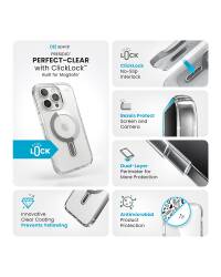 Etui do iPhone 16 Pro Warszawa Speck Presidio ClickLock MagSafe clear - przezroczyste - zdjęcie 3