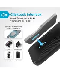 Etui do iPhone 16 Pro Max Rzeszów Speck Presidio2 Grip ClickLock MagSafe - czarne  - zdjęcie 3