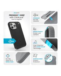 Etui do iPhone 16 Pro Max Warszawa Speck Presidio2 Grip ClickLock MagSafe - czarne  - zdjęcie 4