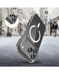 Rzeszów Etui do iPhone 17 Pro Max Tech-Protect Flexair Hybrid CC MagSage clear 5906302319640 - zdjęcie 3