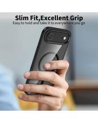 Kraków Etui do iPhone 17 Air Tech-Protect MagMat MagSafe black clear 5906302319909 - zdjęcie 3