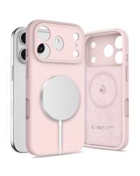 Etui do iPhone 17 Pro Tech-Protect Silicone MagSafe pink pearl - zdjęcie 1