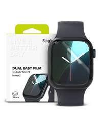 Folia Apple Watch 10 46 mm RINGKE DUAL EASY 3-PACK CLEAR - zdjęcie 1