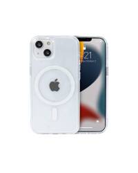 Etui do iPhone 13 mini z MagSafe Crong Clear MAG Cover - Przeźroczyste - zdjęcie 3