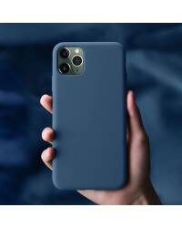 Etui do iPhone 11 Crong Color Cover - czarne  - zdjęcie 5