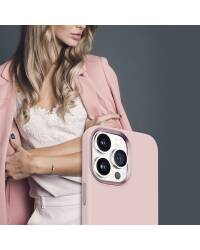 Etui do iPhone 15 Pro Crong Color Cover LUX Magnetic różowe - zdjęcie 9