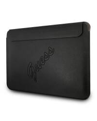 Etui na macbooka Air/Pro 13 Guess Saffiano Script Sleeve - czarne - zdjęcie 2