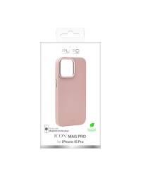 PUIPC15P61ICONMPROSE Etui iPhone 15 Pro Warszawa PURO ICON Mag Cover piaskowy róż - zdjęcie 3