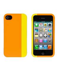 Etui do iPhone 4/4S XtremeMac Microshield Slice - pomarańczowo-żółte - zdjęcie 1