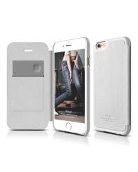 Etui do iPhone 6+/6S+ Elago S6P Leather Flip Jean - białe - zdjęcie 1