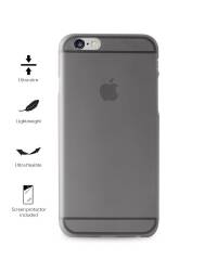Etui do iPhone 7/8/SE 2020 PURO Ultra Slim 0.3 Cover + folia - czarno przezroczyste - zdjęcie 1