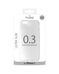 Etui do iPhone 7/8/SE 2020 PURO Ultra Slim 0.3 Cover + folia - półprzeźroczyste - zdjęcie 2